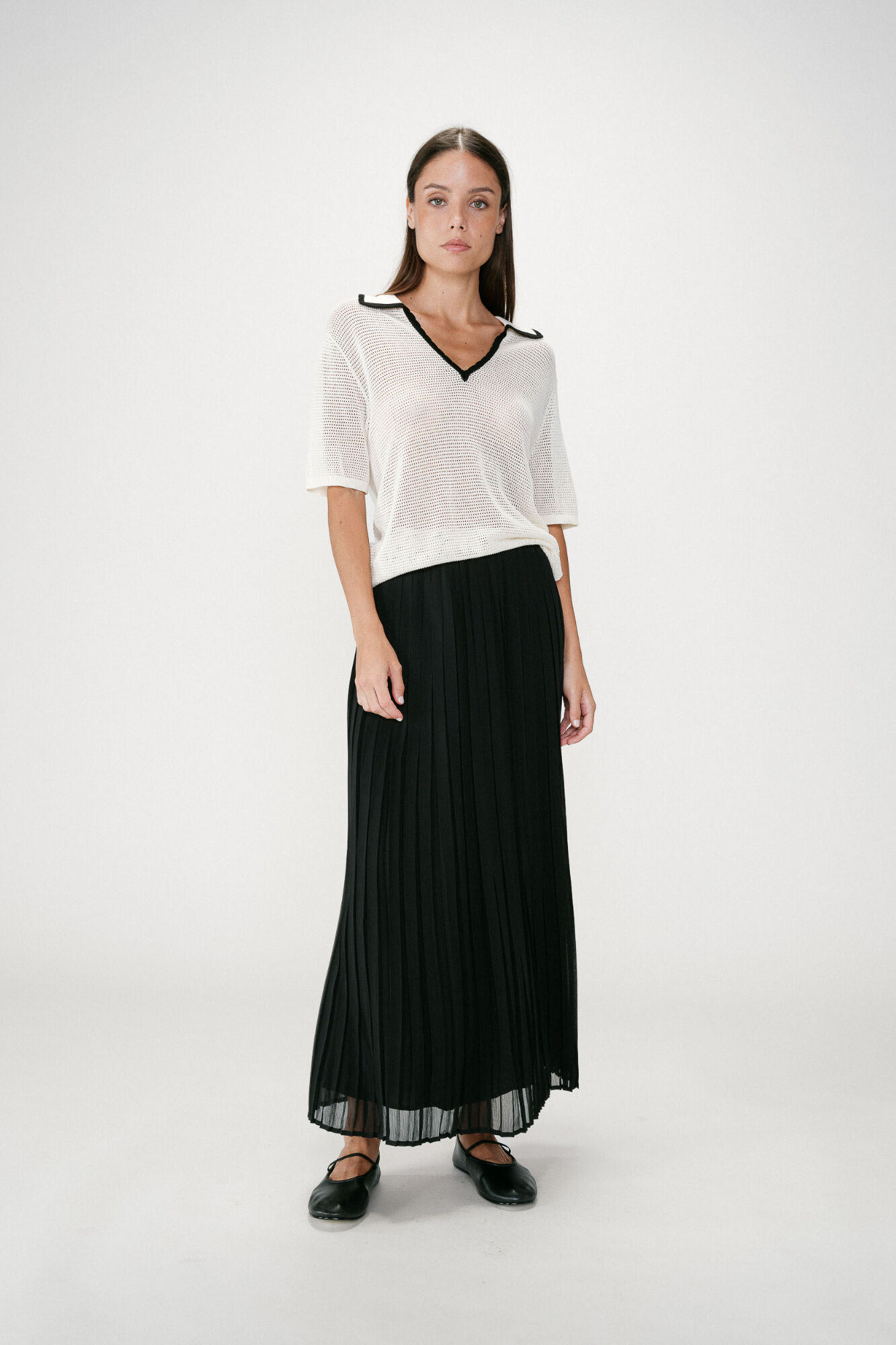 Grace & Mila Walina pleated long skirt