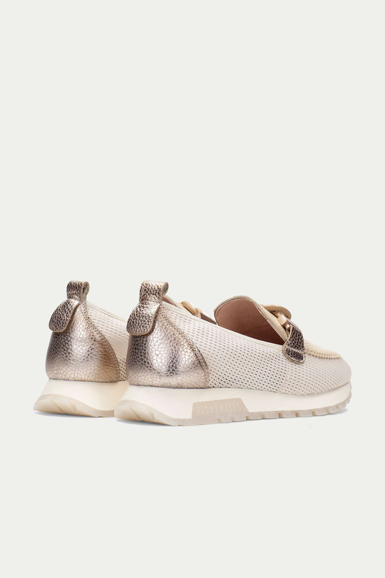 Hispanitas Mocassim desportivo Ecru