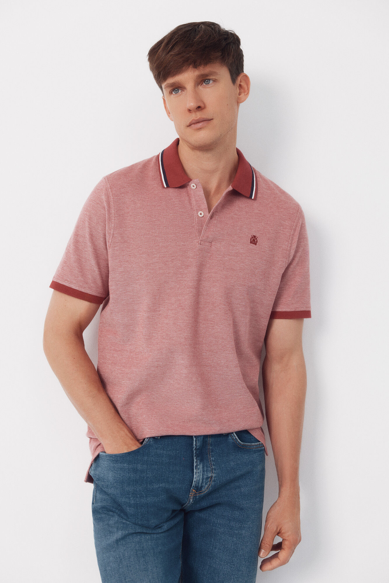 Cortefiel Oxford polo shirt