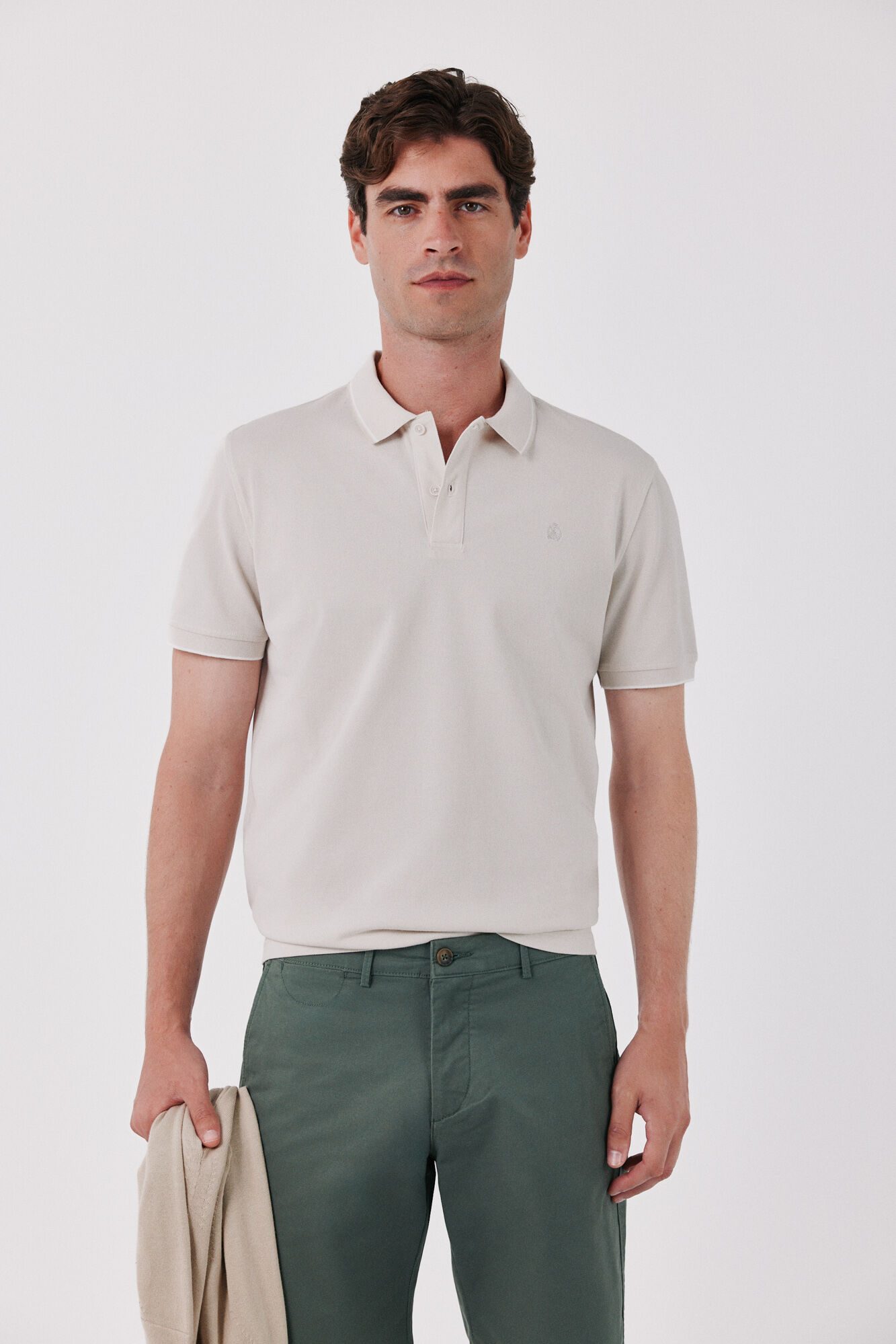 Cortefiel Piqu&eacute; polo shirt