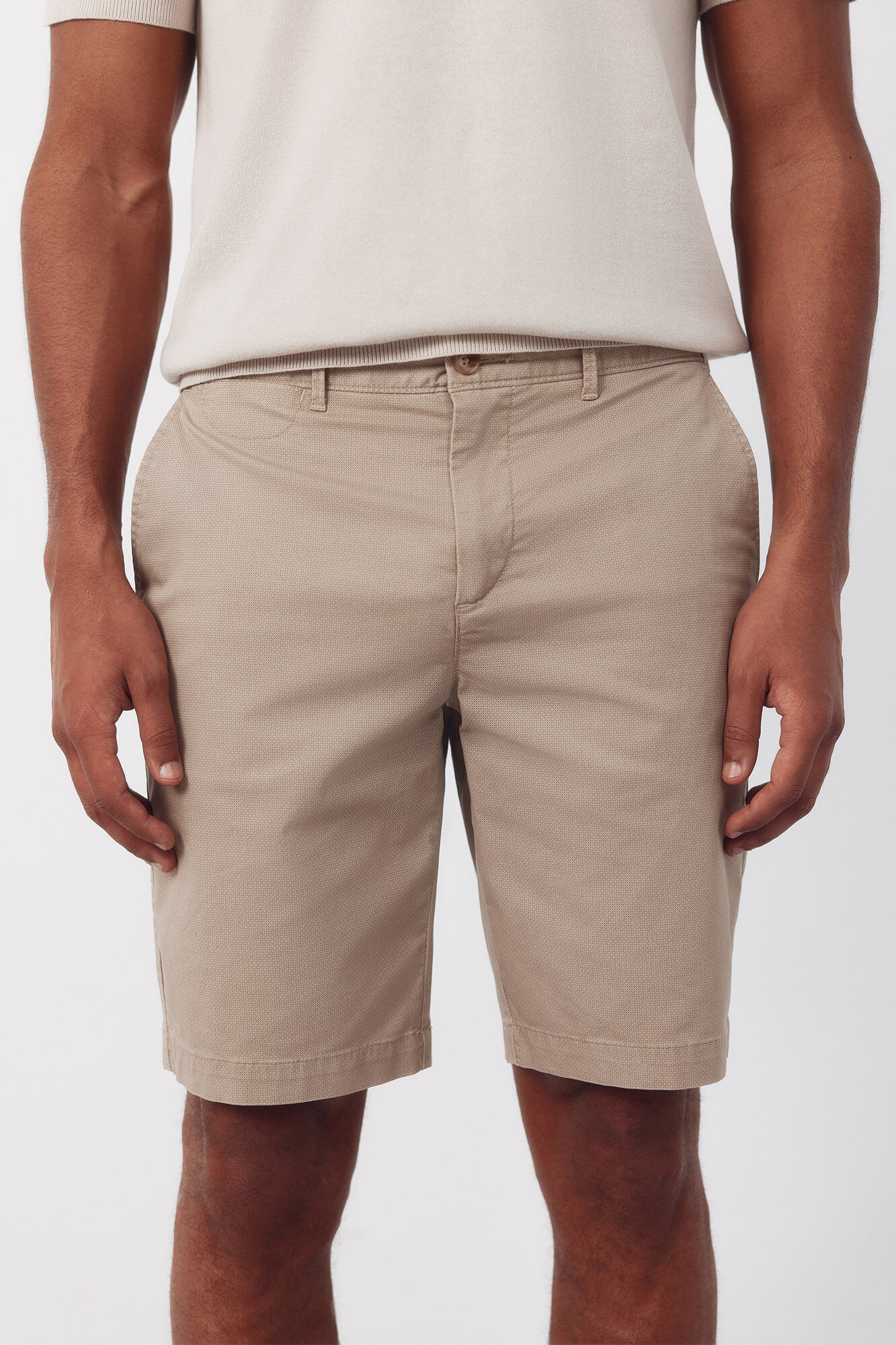 Cortefiel Lightweight regular chino Bermuda shorts