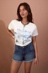 Slowlove T-shirt estampada Multicolorido