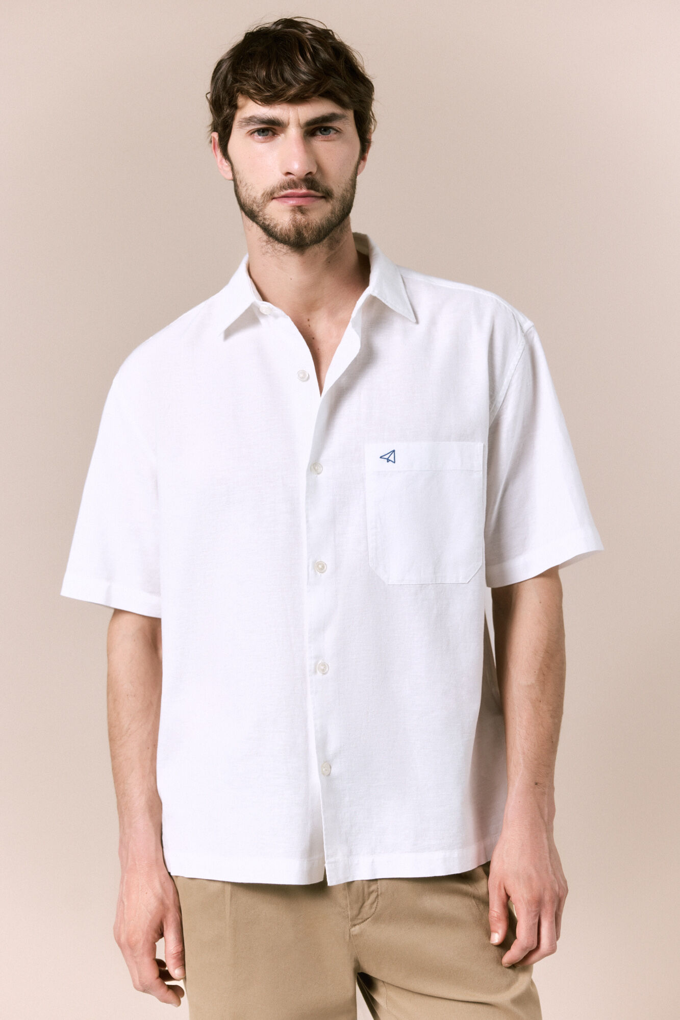 OOTO Linen short sleeve shirt