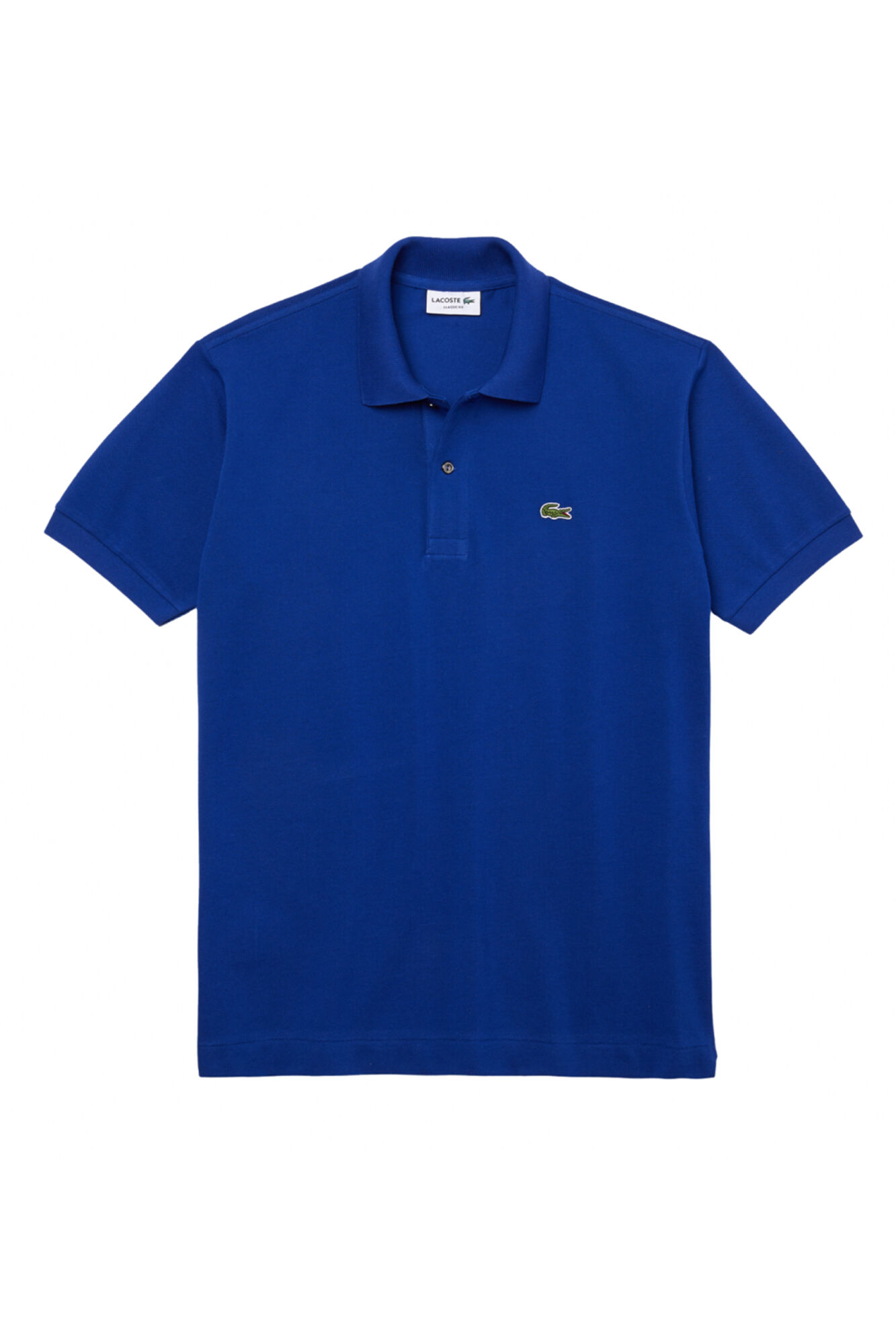 Lacoste Polo con bordado de cocodrilo pespunteado