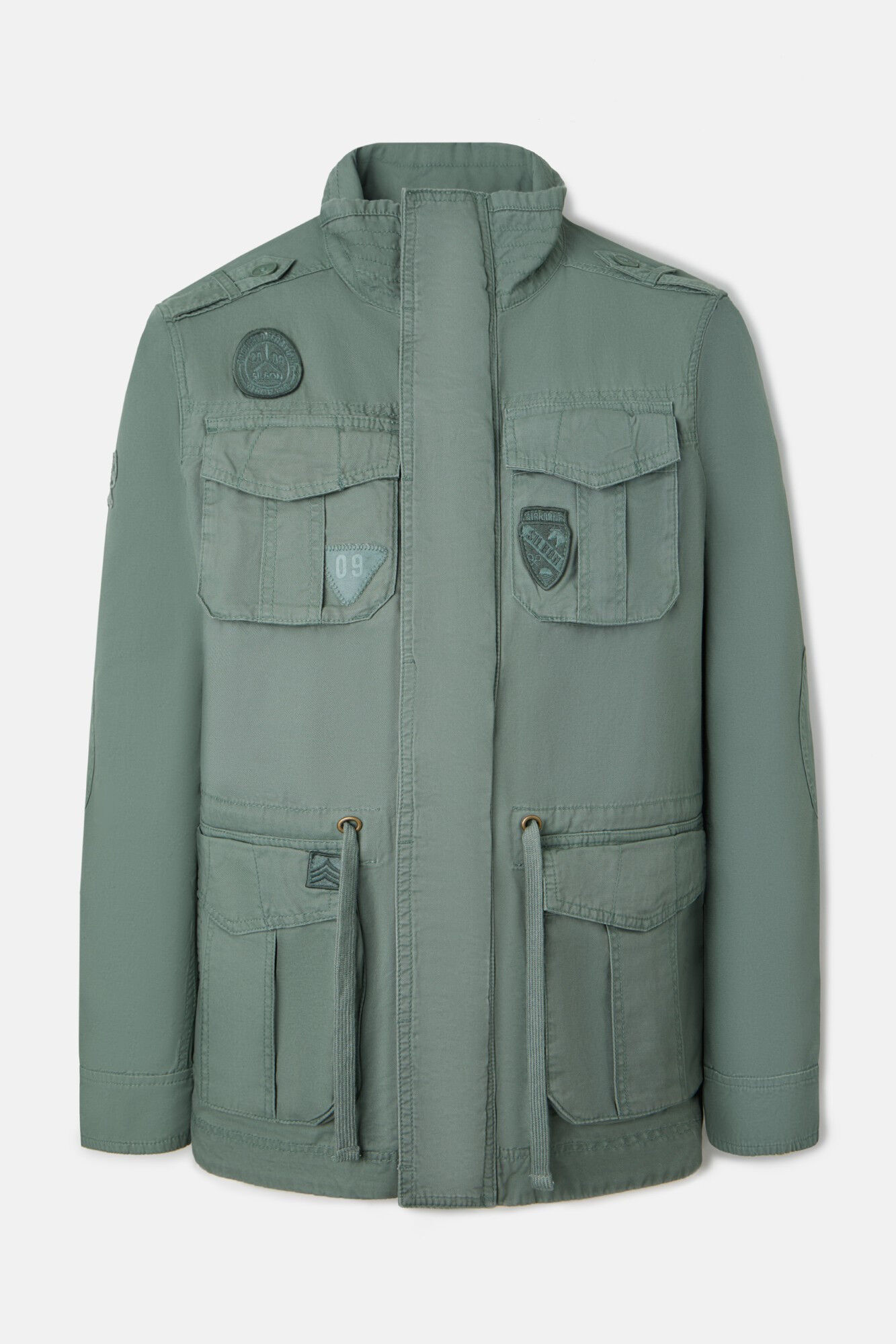 Silbon Military garment dye parka Green