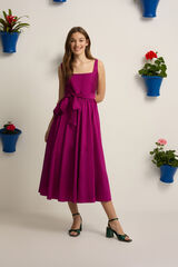 Silbon Vestido Event Collection em tafet&aacute; Roxo