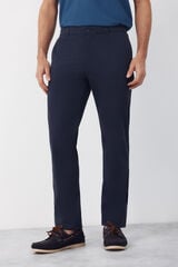 Cortefiel Lightweight slim technical chinos Navy