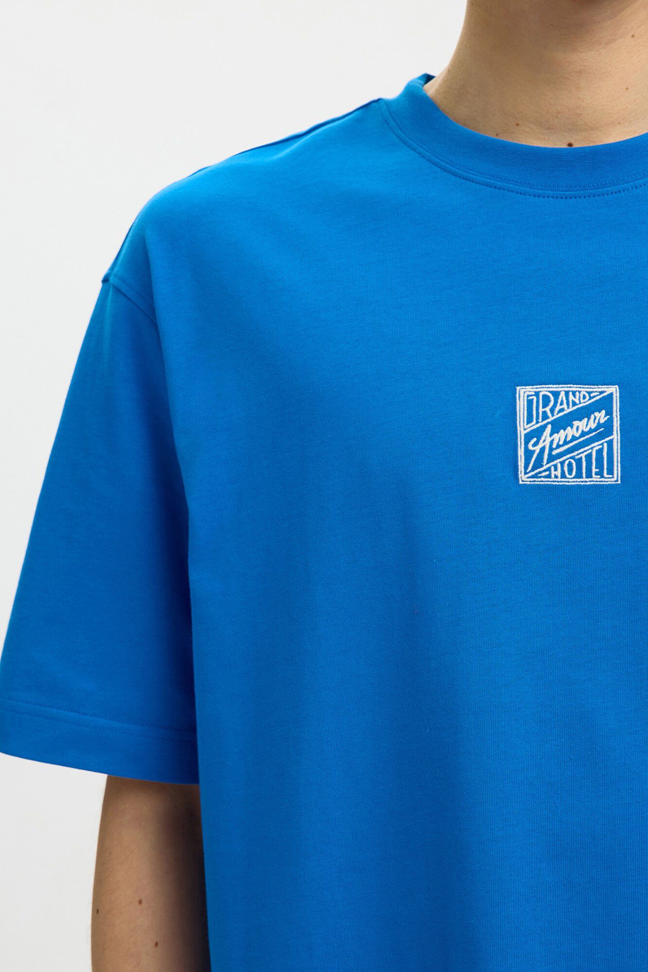 Selected Camiseta de manga corta Azul