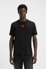 HUGO Short sleeve T-shirt Black