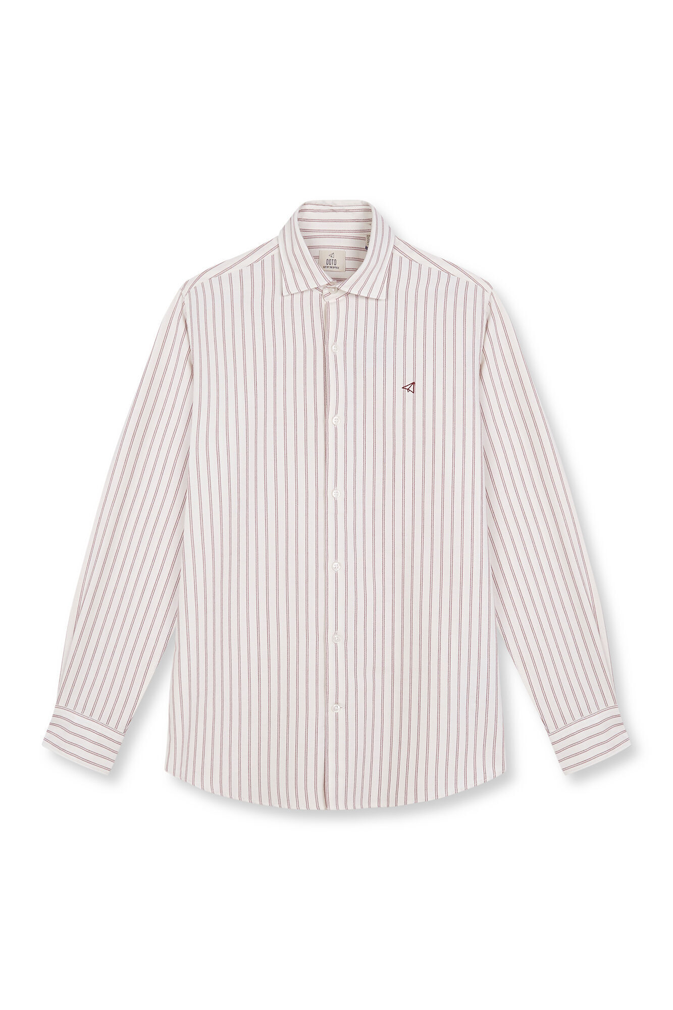 OOTO Camisa oxford manga comprida &agrave;s riscas Granada