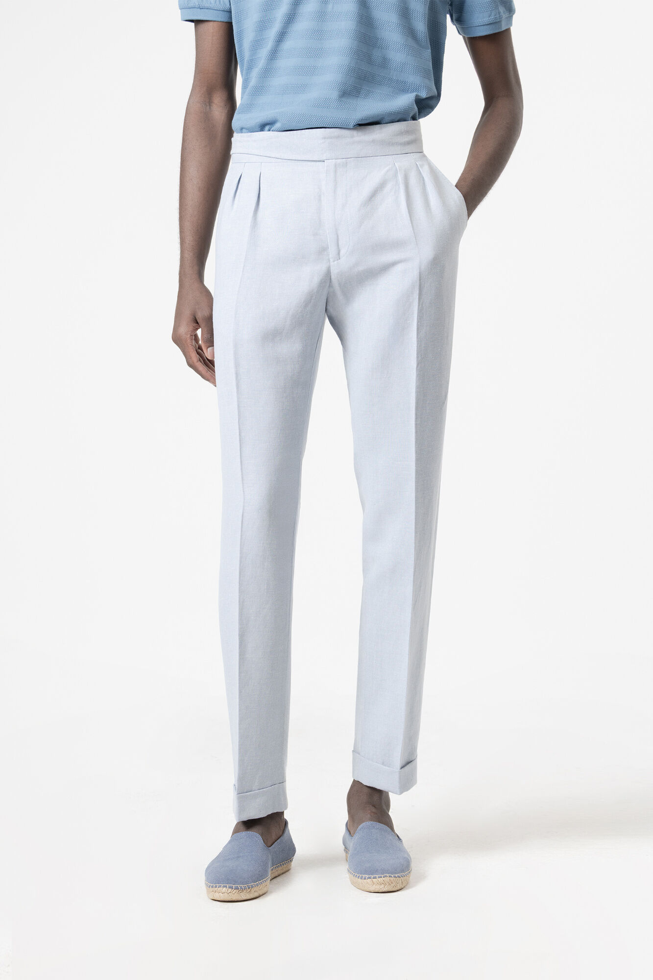 PuroEGO Cal&ccedil;a gurkha clara Azul