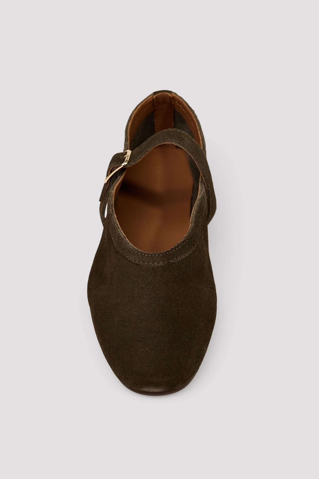 Cortefiel Flat strap ballet flats