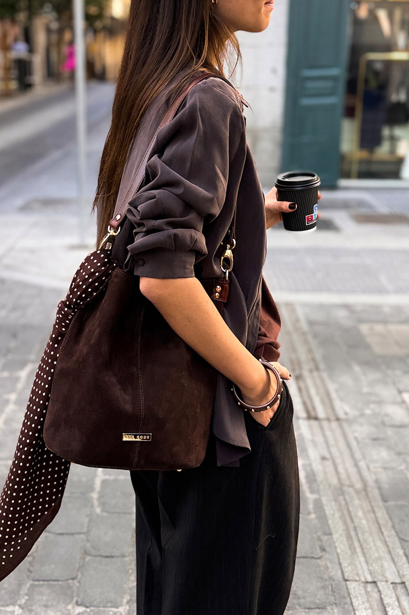 The Code Bucket bag Julieta Castanho