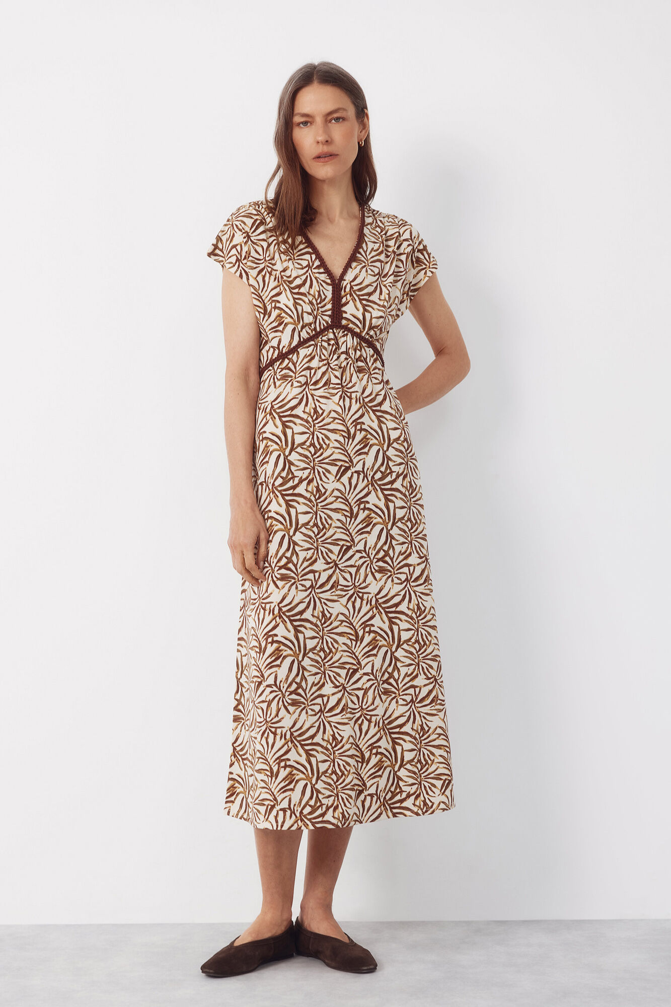 Cortefiel Braided dress
