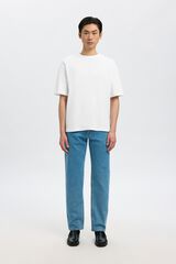 Selected T-shirt manga curta relax Branco