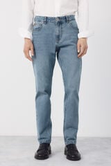 Cortefiel Slim fit jeans Blue