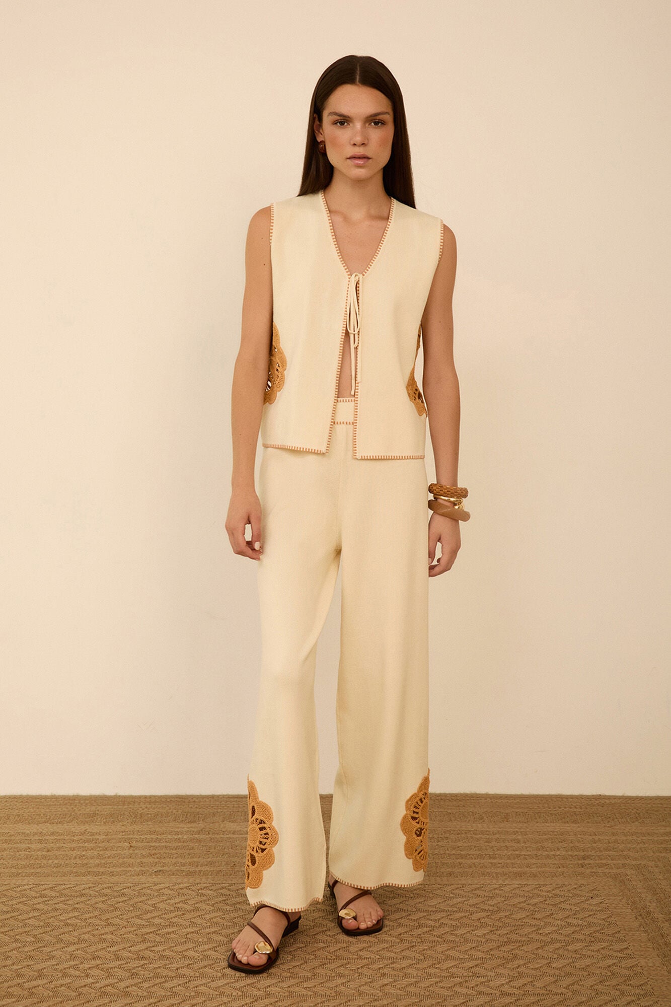 Meisie Jersey-knit trousers
