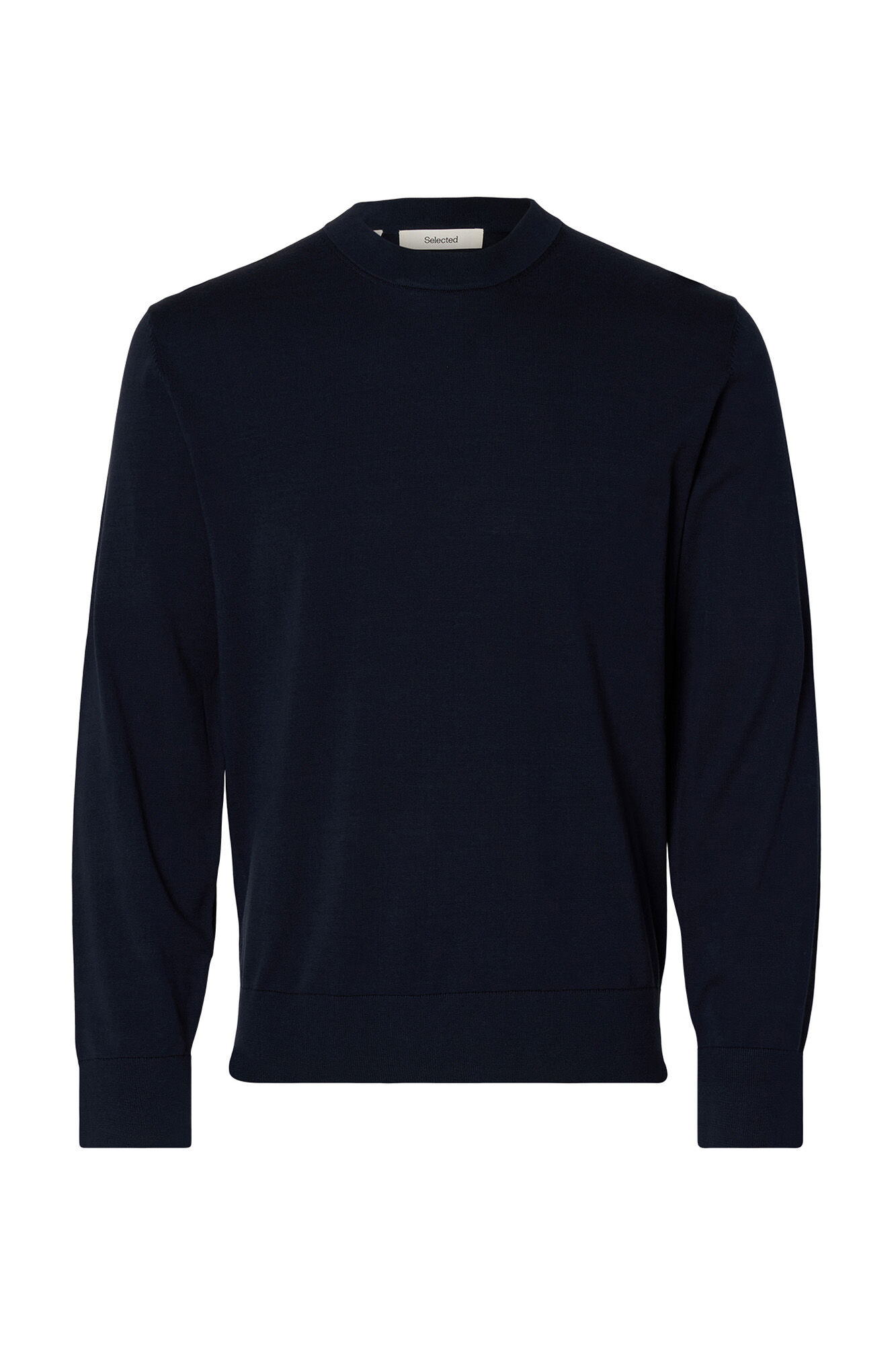 Selected Jersey ligero 100% algod&oacute;n org&aacute;nico Azul marino