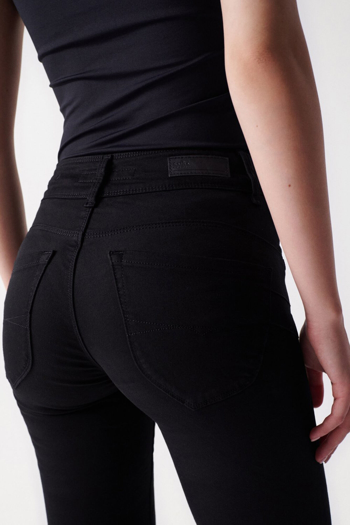 Salsa Jeans Cal&ccedil;a jeans skinny com push-in secreto Preto