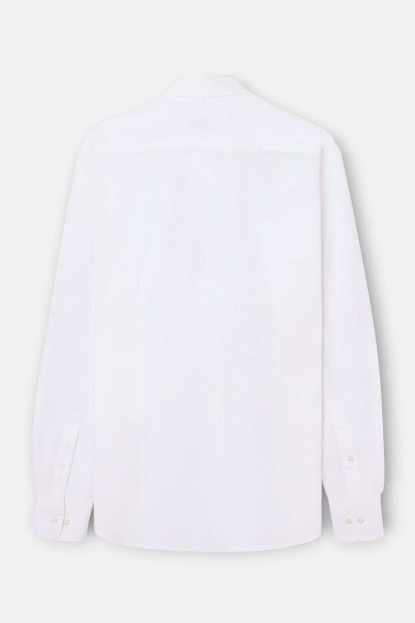 Silbon Camisa sport em linho Branco