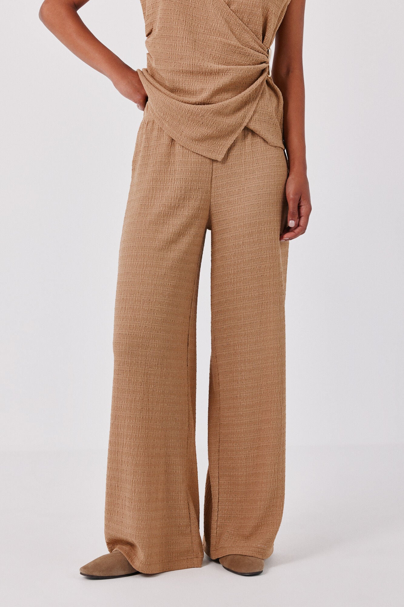 Cortefiel Wide knit trousers