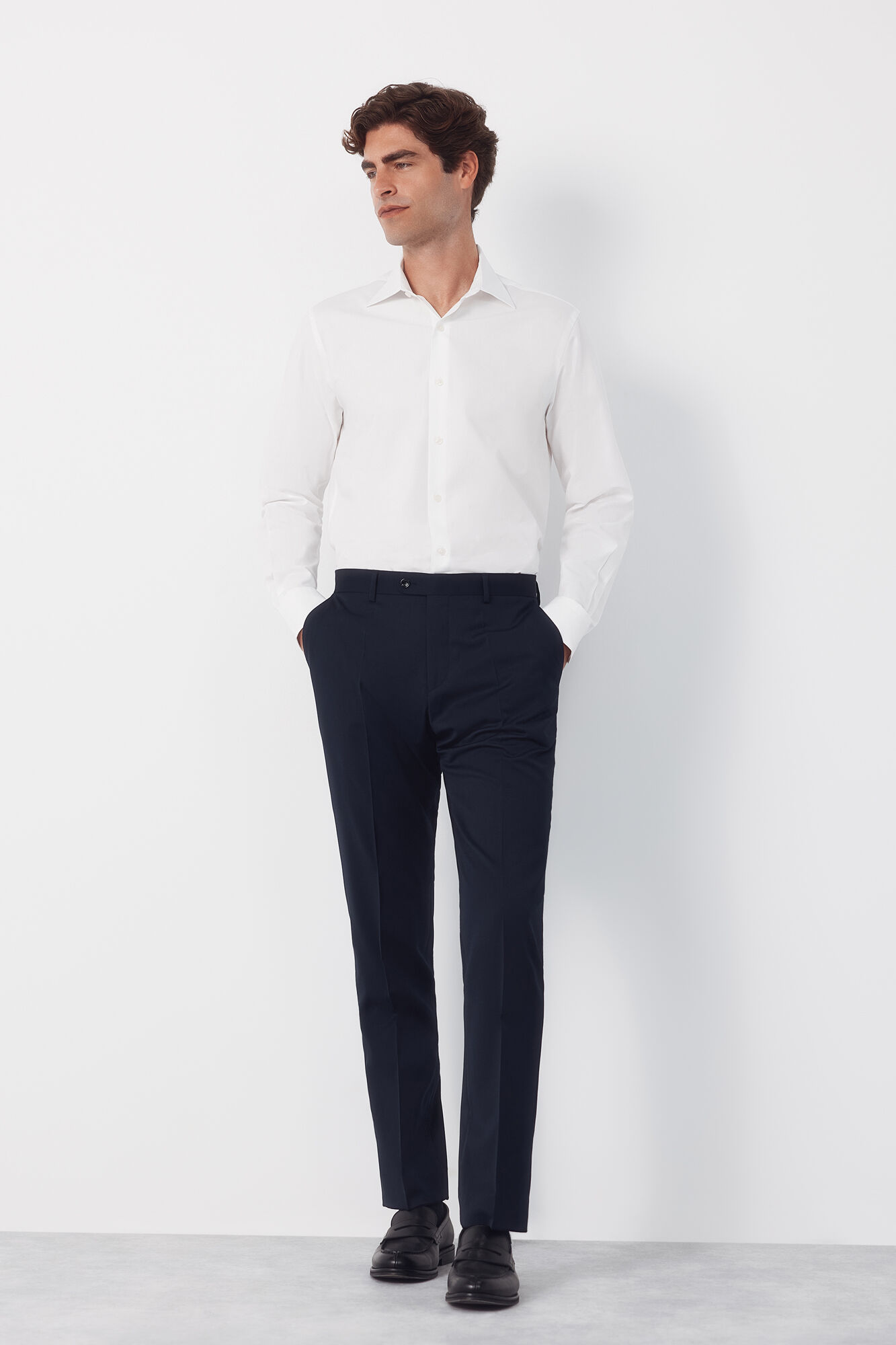Cortefiel Plain COOLMAX&reg; tailored trousers