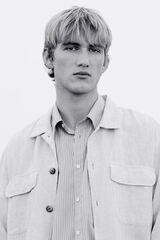 Selected Sobrecamisa de lino Blanco