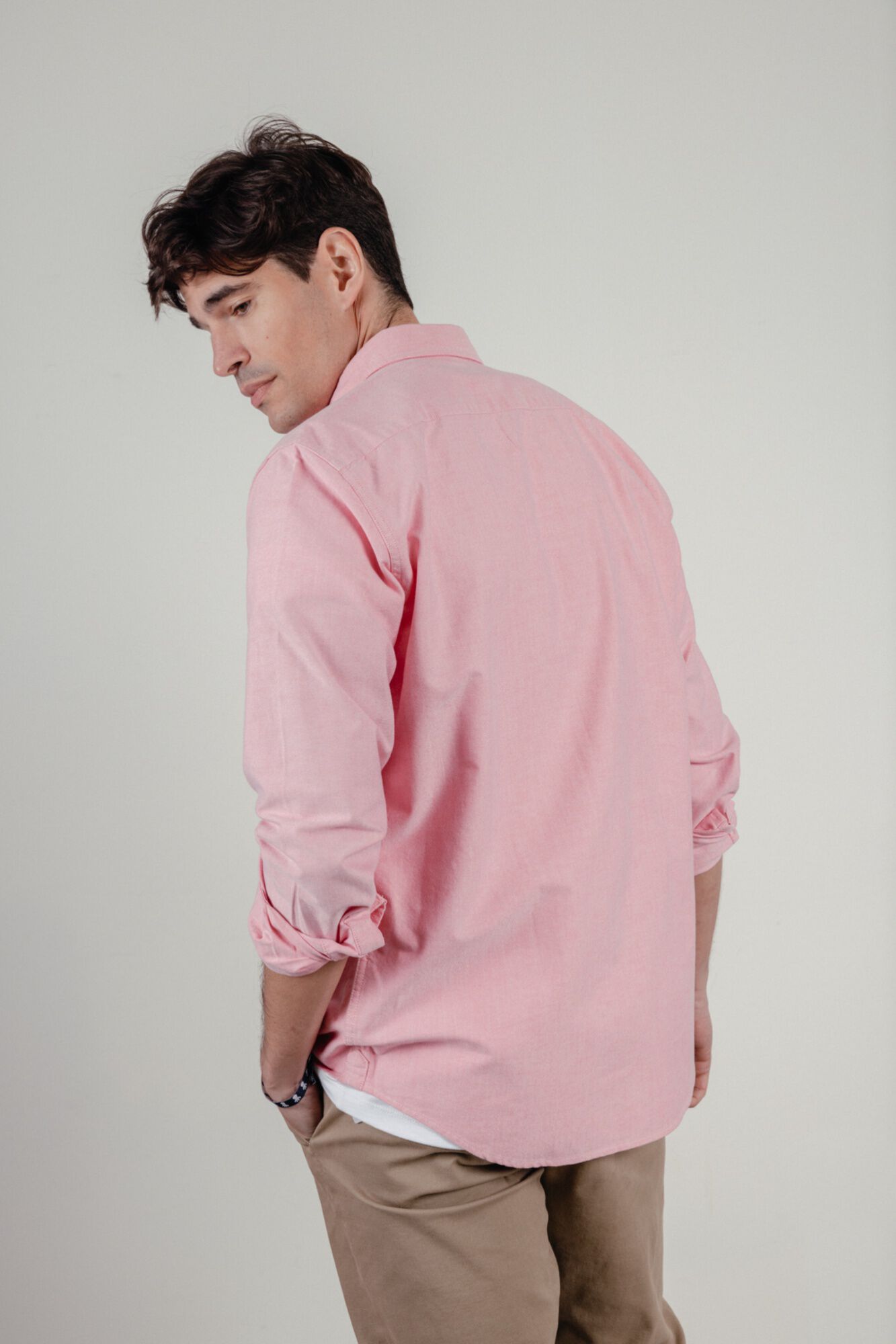 elPulpo Casual oxford shirt Pink