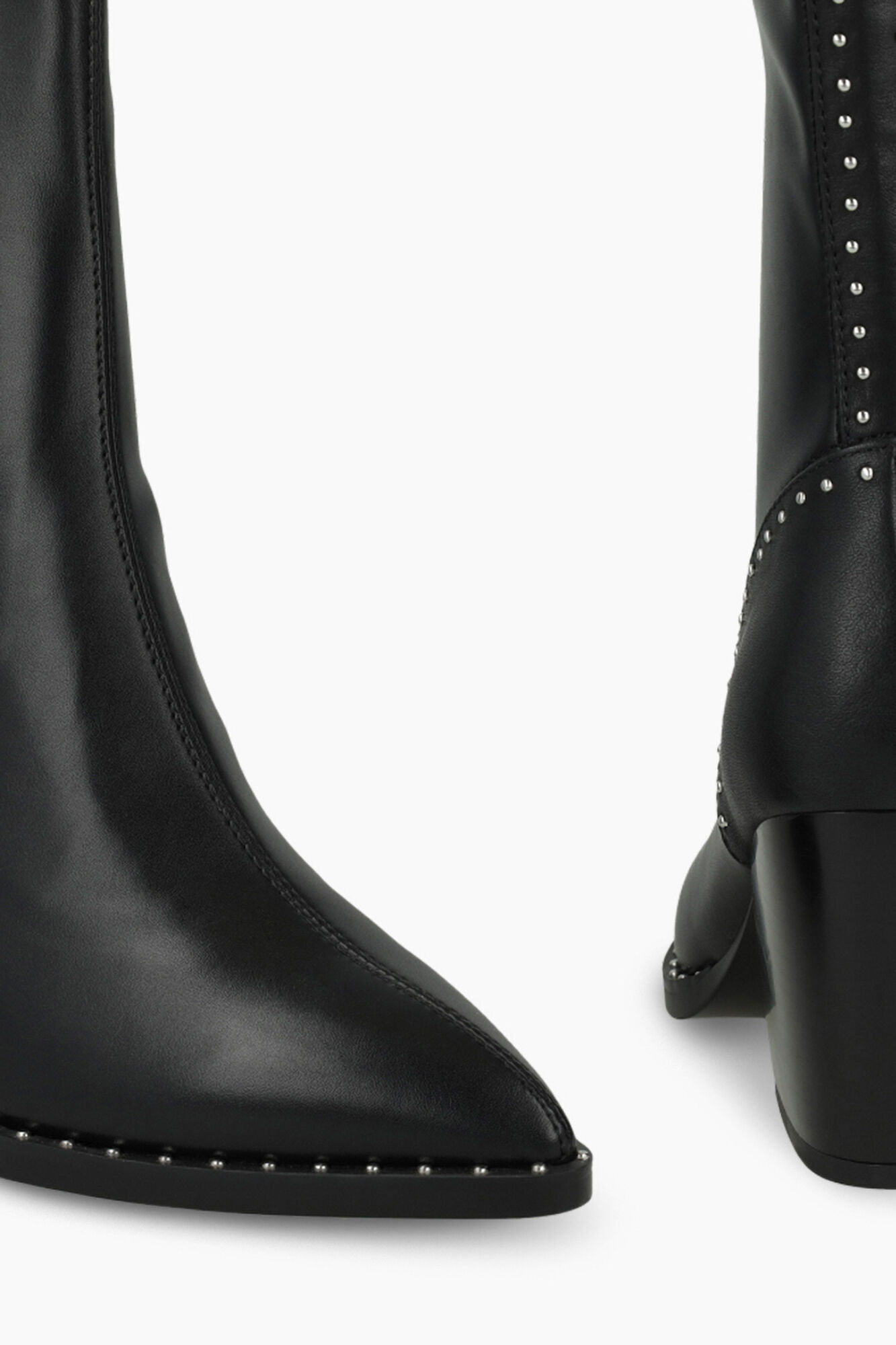 Lodi Cowboy-style heeled ankle boots Black
