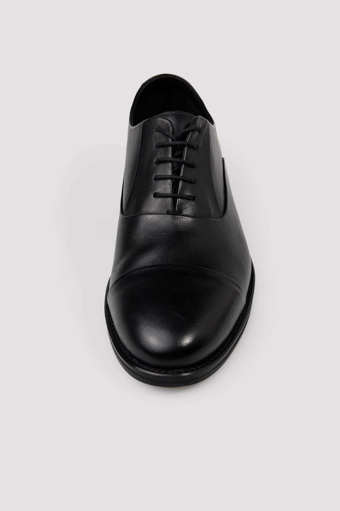 Cortefiel Sapato Oxford de vestir Preto