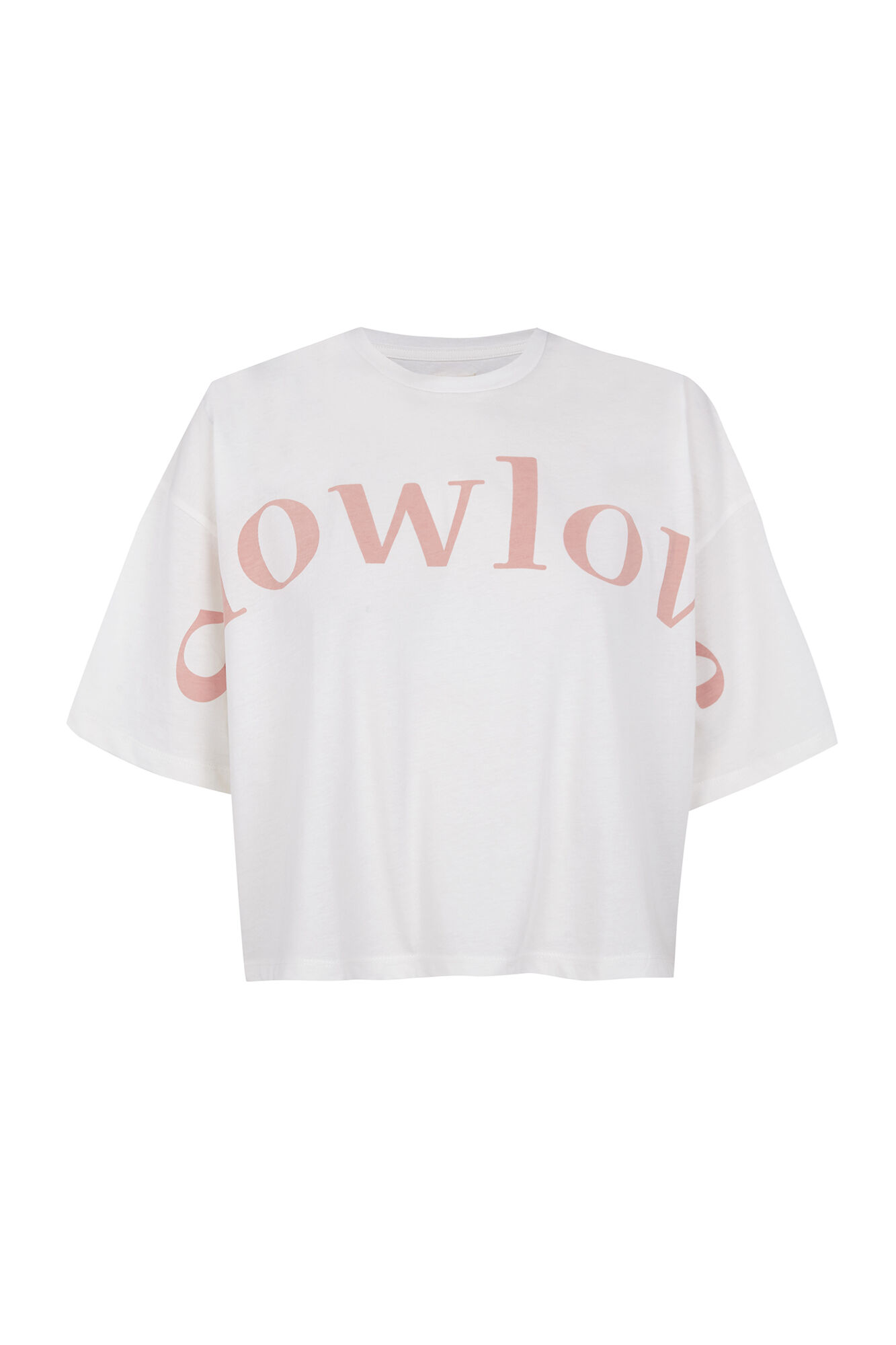 Slowlove Camiseta crop Slowlove Branco