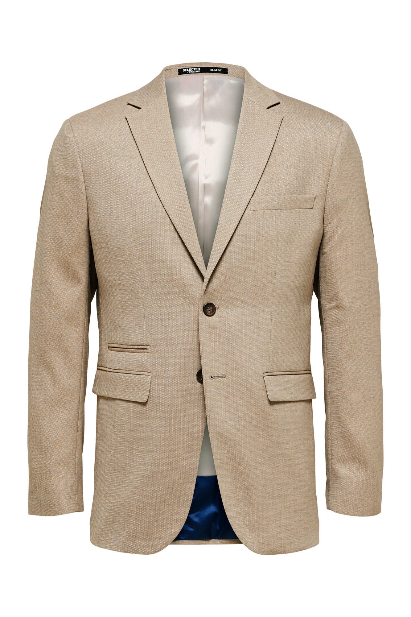 Selected Blazer Slim Fit Castanho