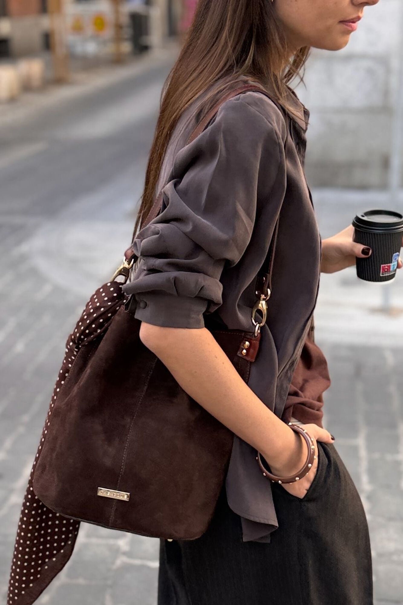 The Code Bucket bag Julieta Castanho