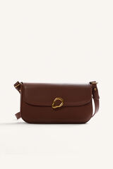 Gioseppo Crossbody bag with buckle Dark brown