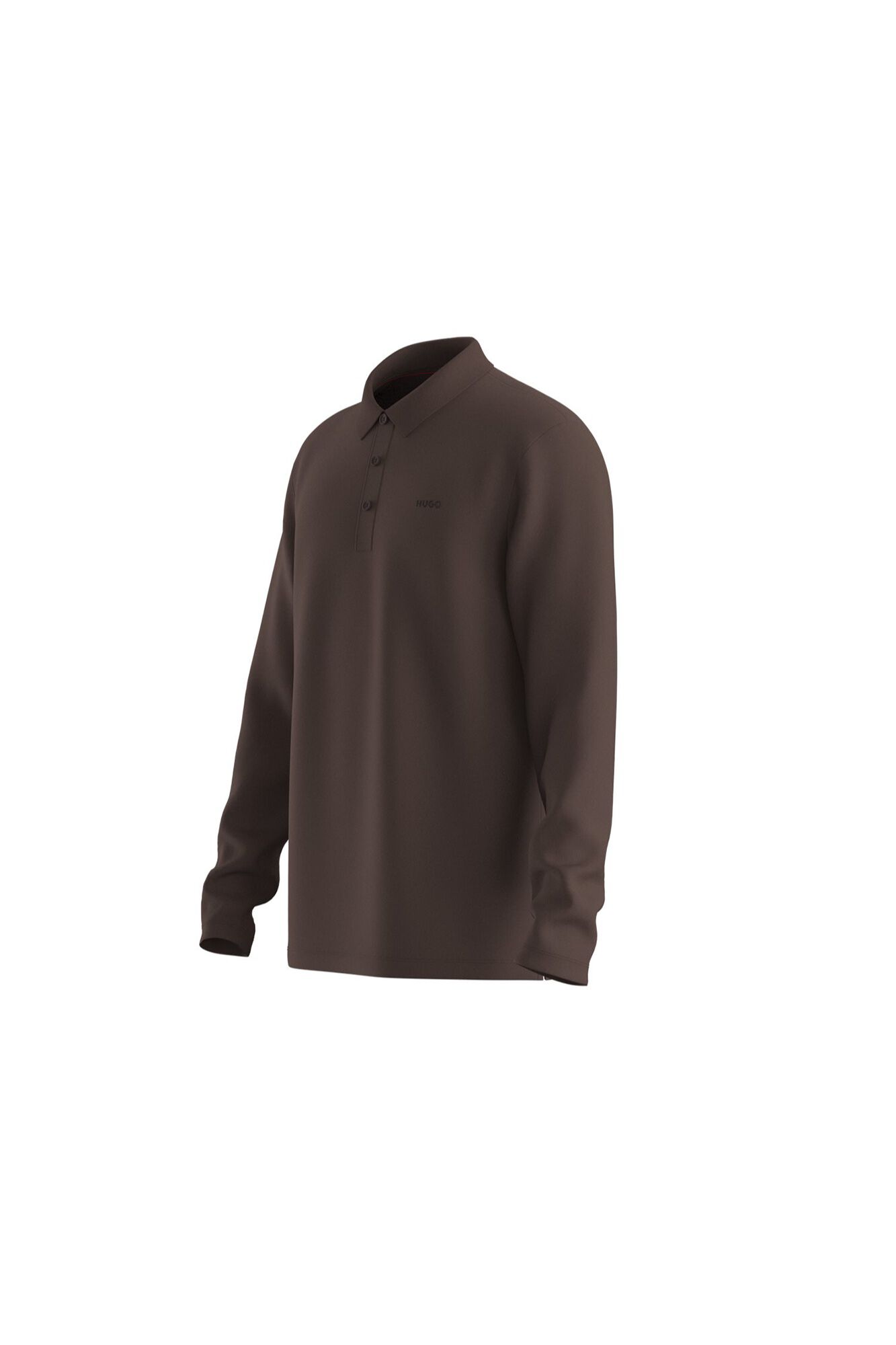 HUGO Regular polo shirt Dark brown