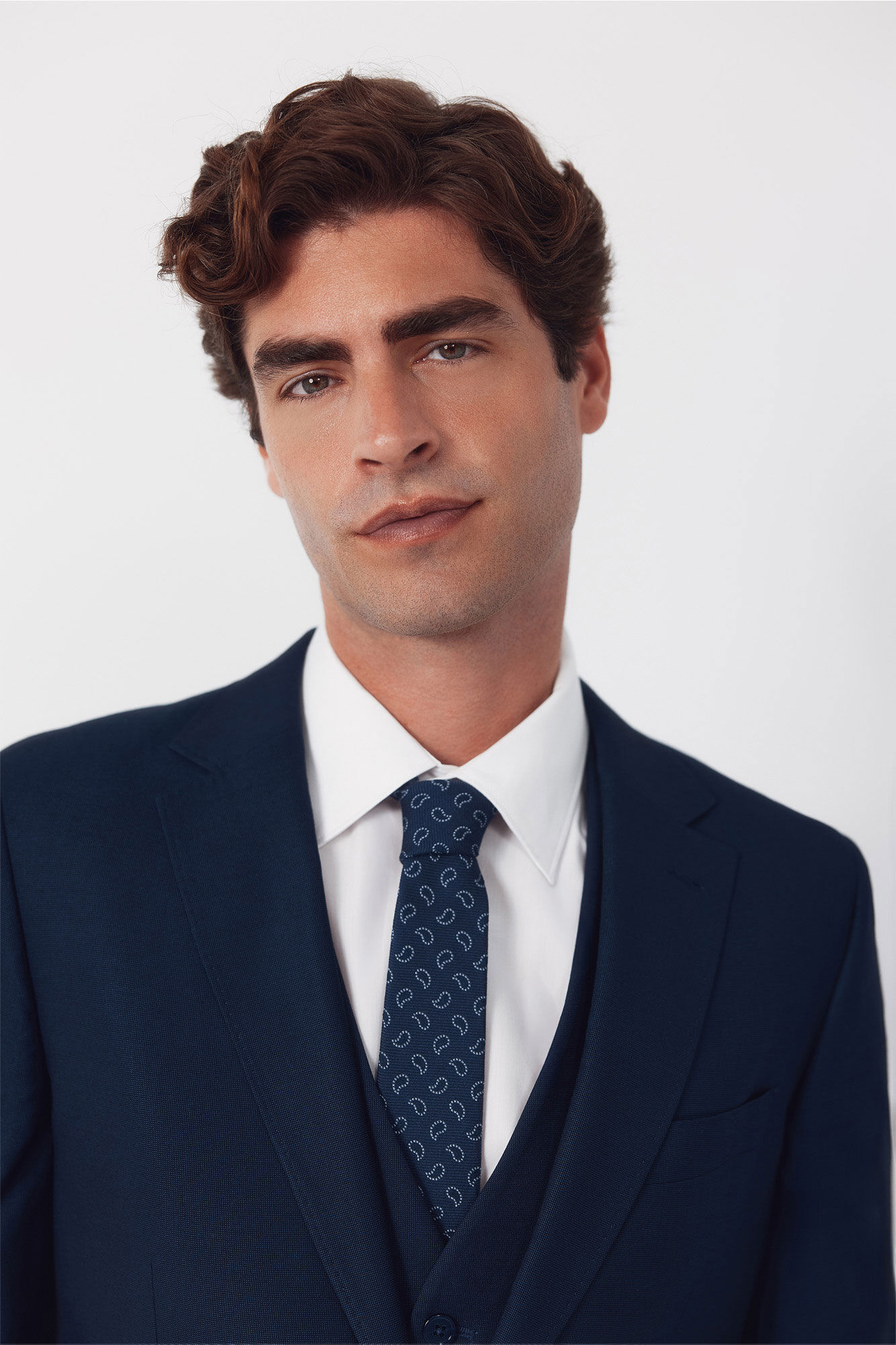 Cortefiel Structured blazer Serie XXI Navy