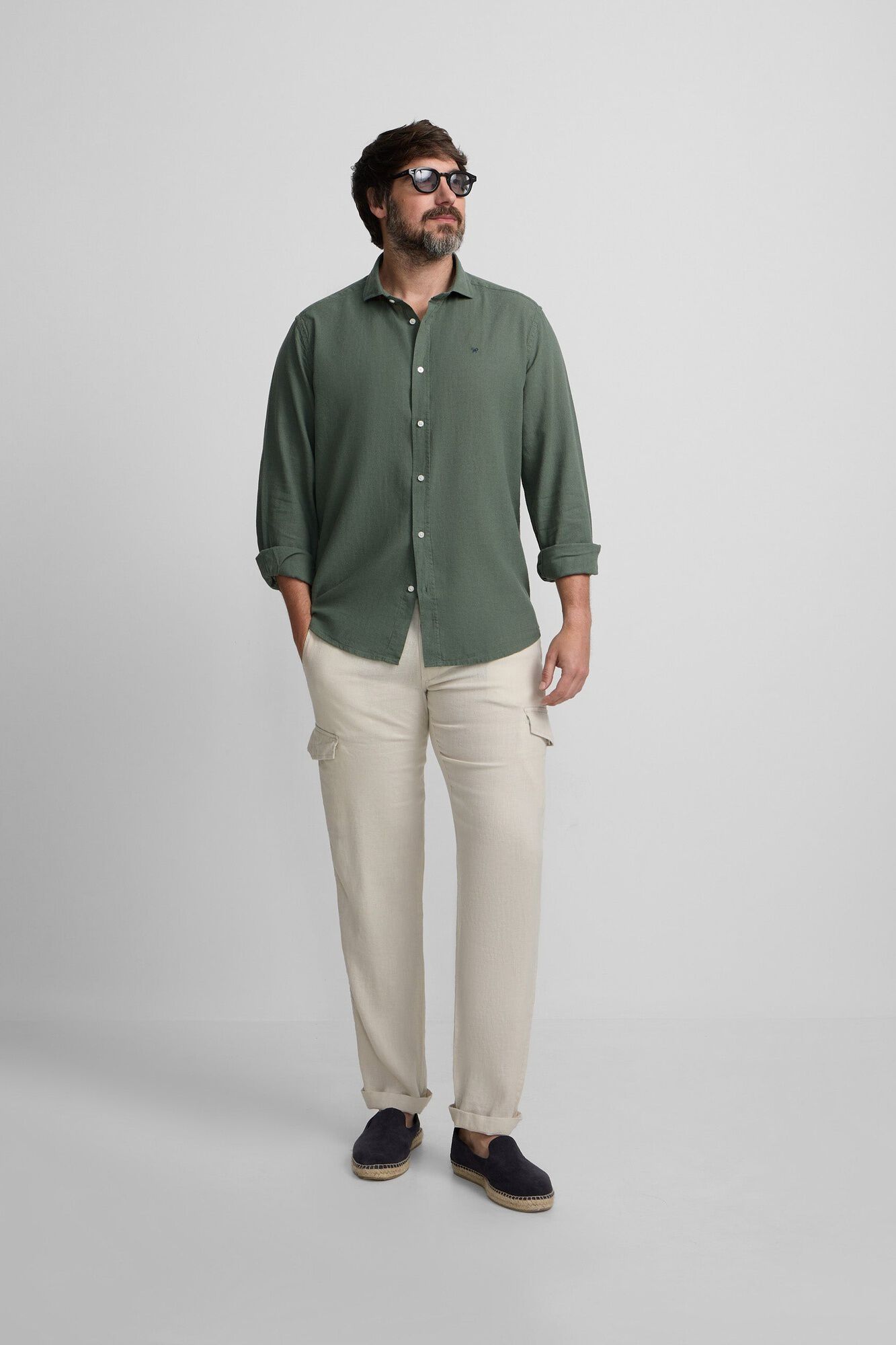 Silbon Camisa sport em linho