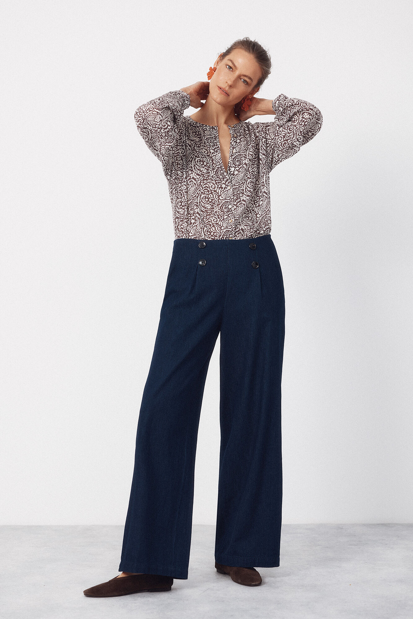 Cortefiel Round neck blouse