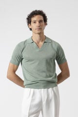 PuroEGO Jersey-knit polo shirt Green
