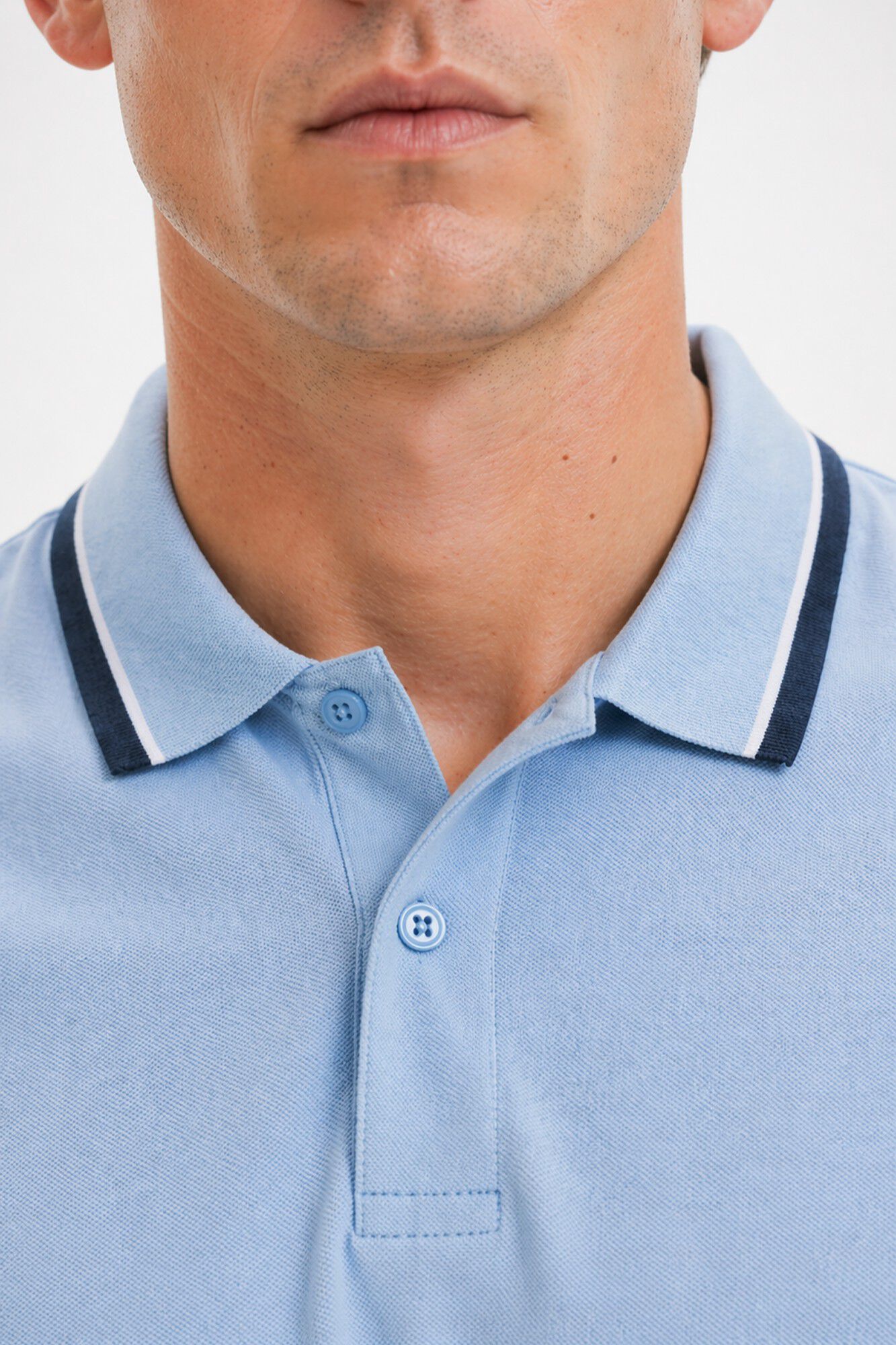 Selected Piqu&eacute; short sleeve polo shirt