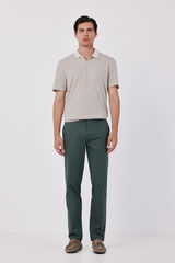 Cortefiel Lightweight regular chinos Kaki