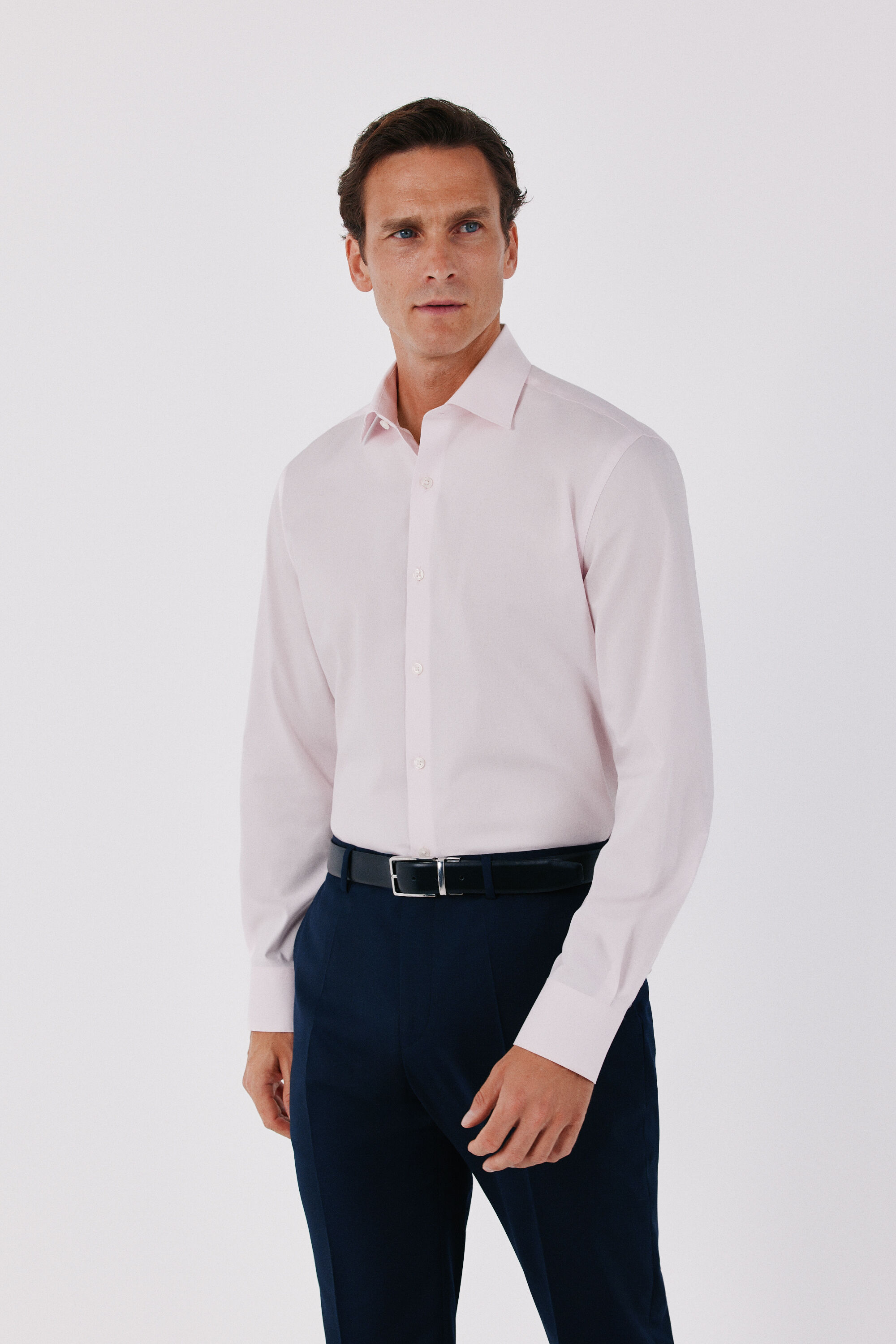 Cortefiel Plain easy-iron dress shirt