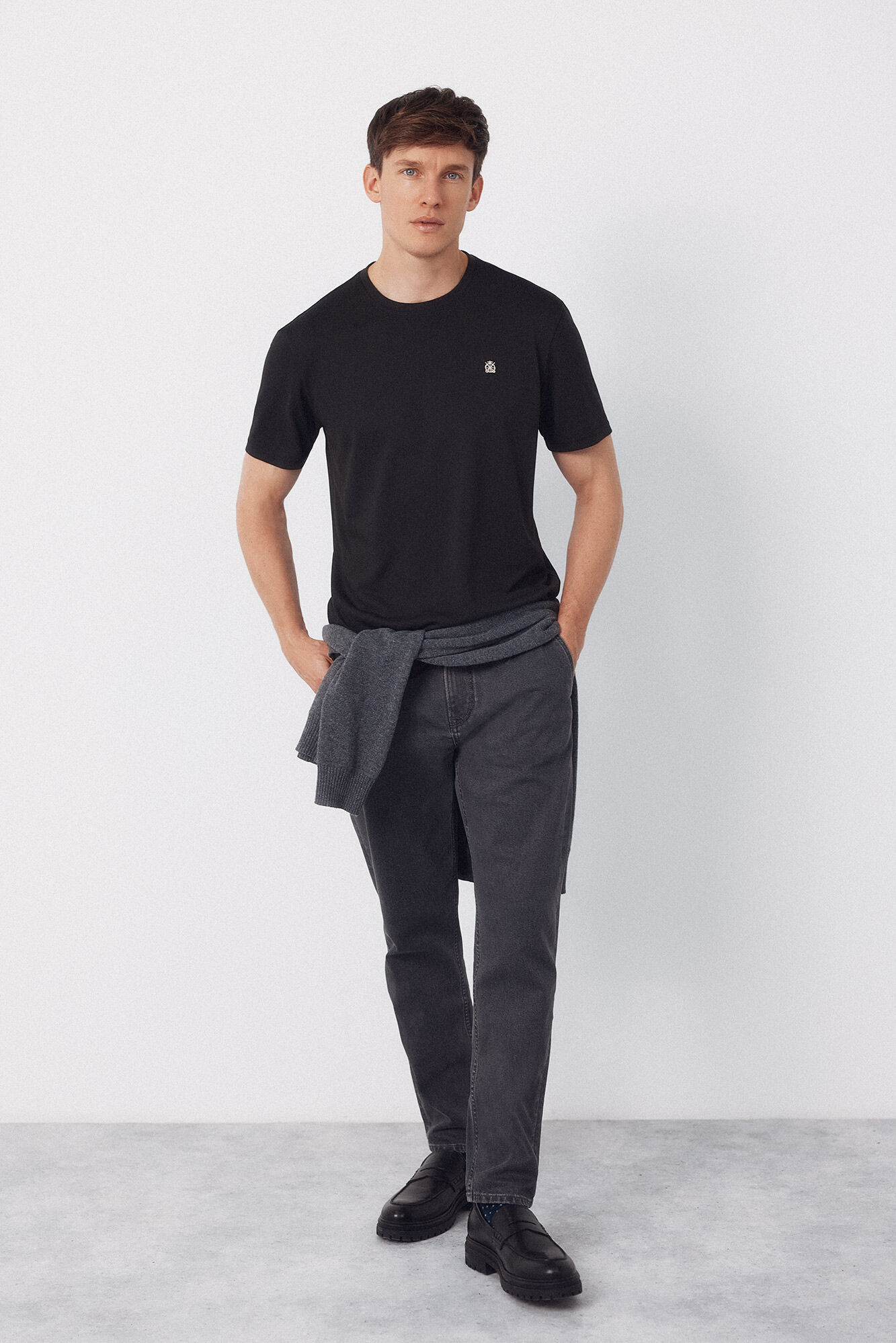 Cortefiel COOLMAX&reg; T-shirt Black