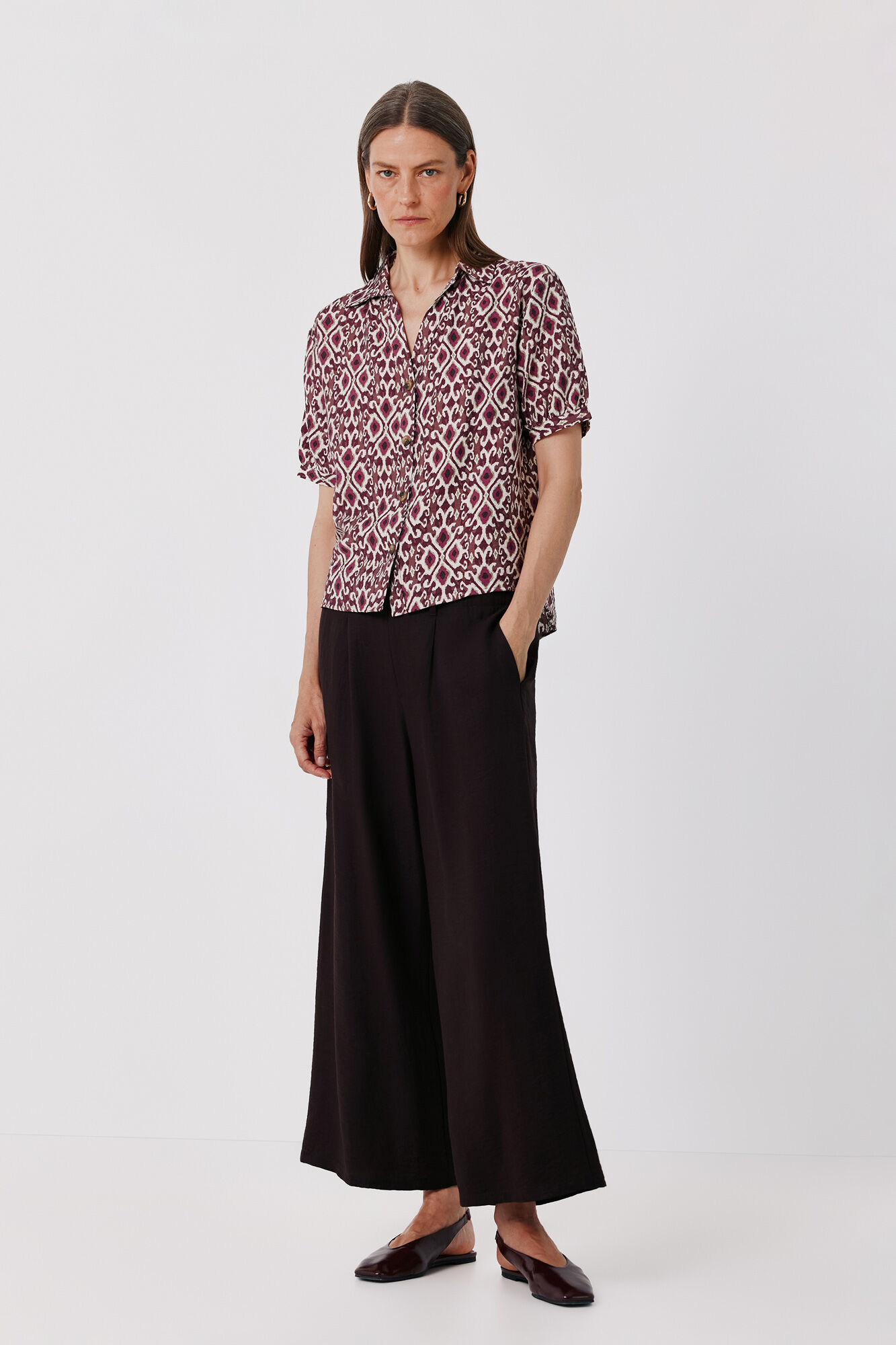 Cortefiel Fluid wide trousers