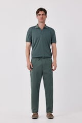 Cortefiel Lightweight regular jogger Kaki