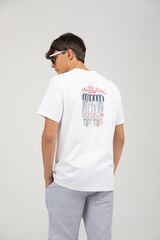 elPulpo T-shirt manga curta Branco