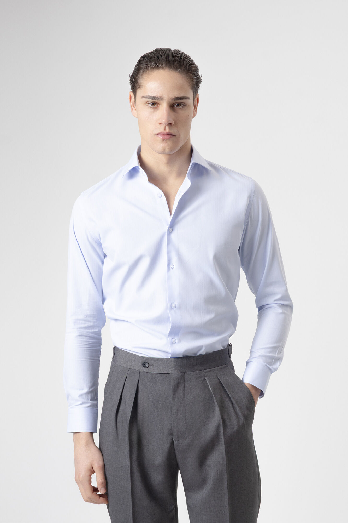 PuroEGO Camisa de vestir espiga