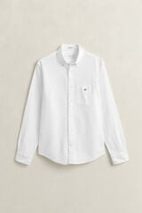 Gant Cotton and linen Regular Fit shirt White