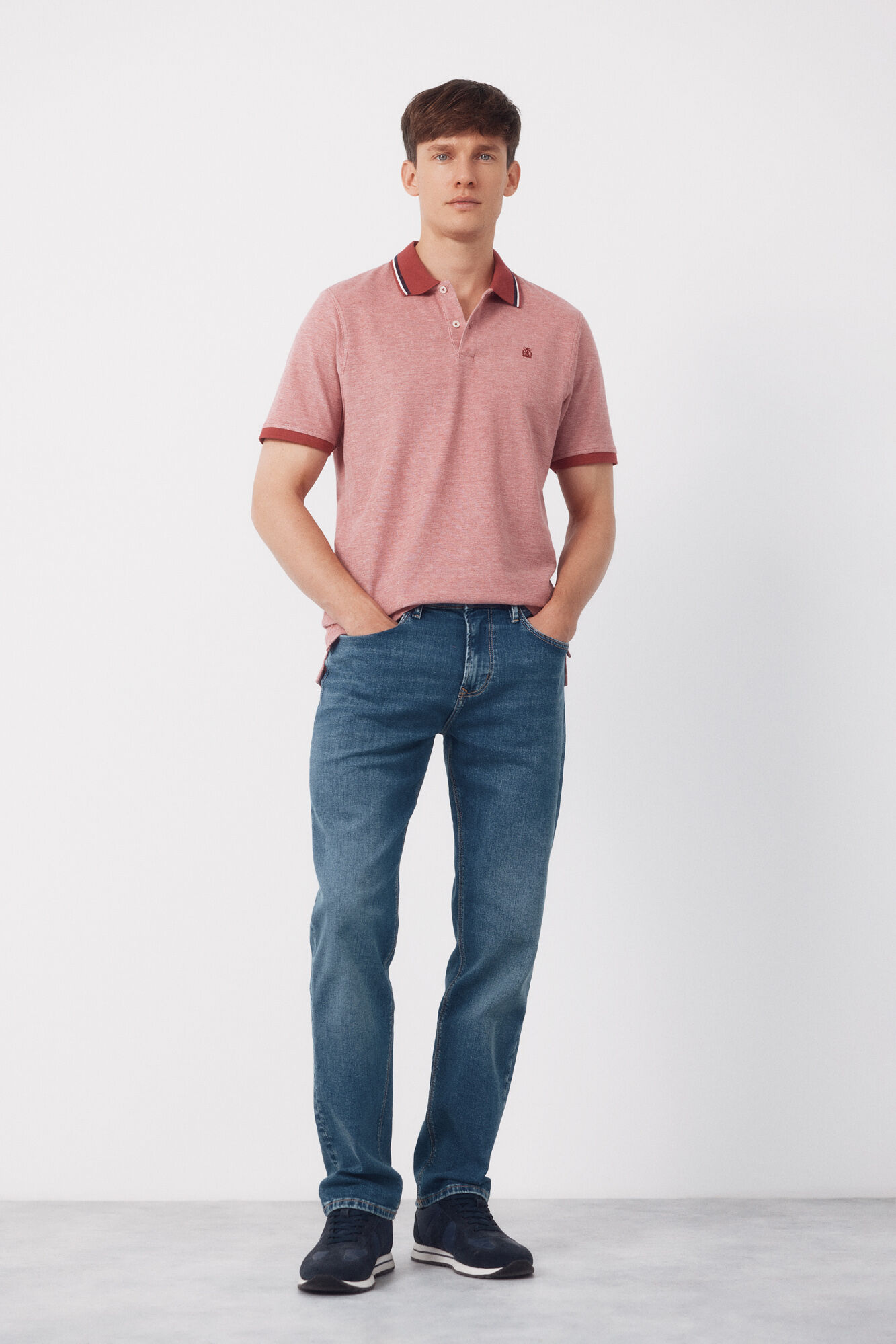 Cortefiel Oxford polo shirt