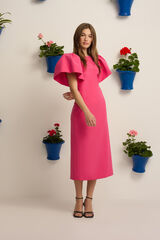 Silbon Vestido midi manga bufante Event Collection Subiu
